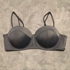 LA Hearts Black Bathing Suit Top